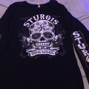 Sturgis bike week long sleeve pull over